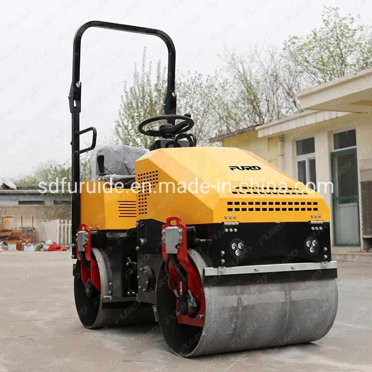 High Configuration 1 Ton Vibratory Hydraulic Road Roller Heavy Equipment Road Construction