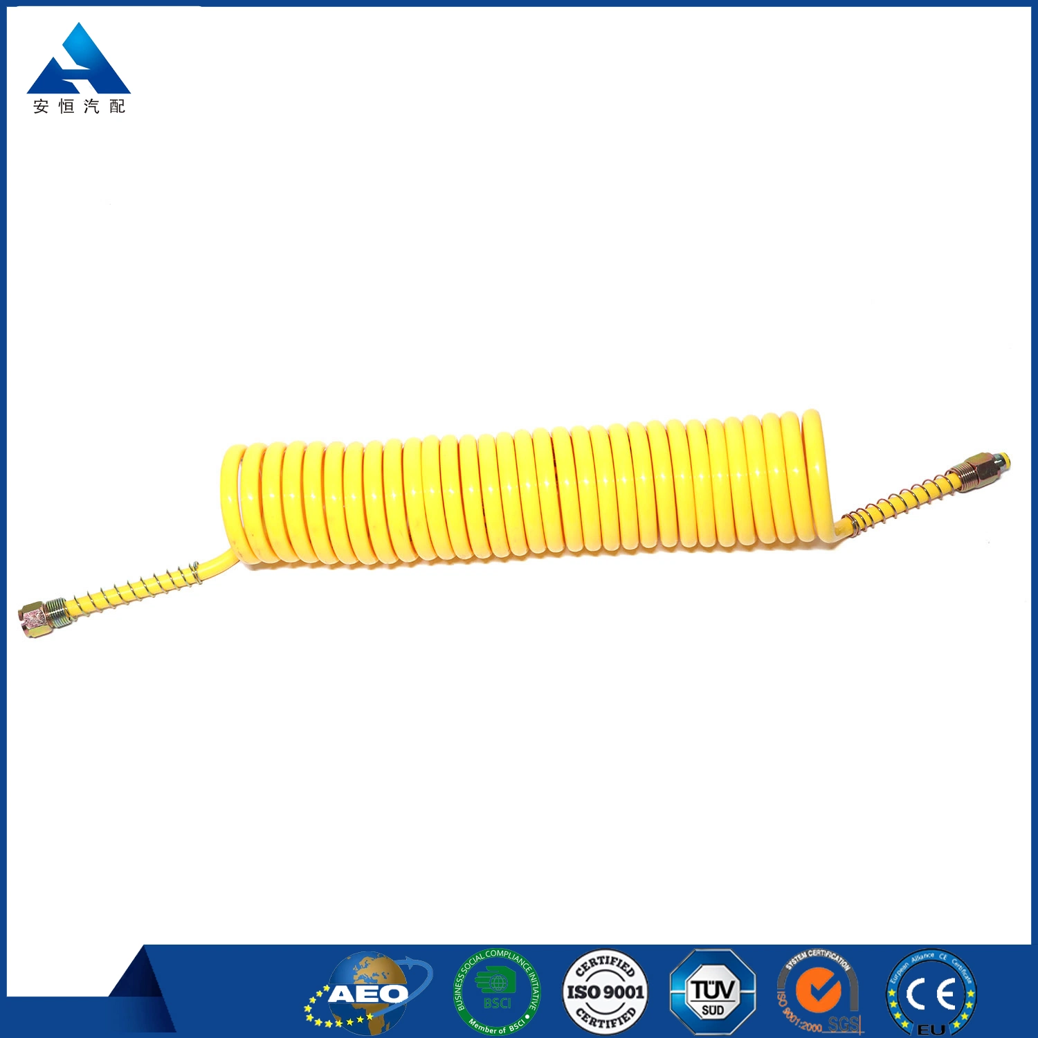 Coiled Air Hose Flex Coil Compressor High-Pressure Nylon Flexible Airless