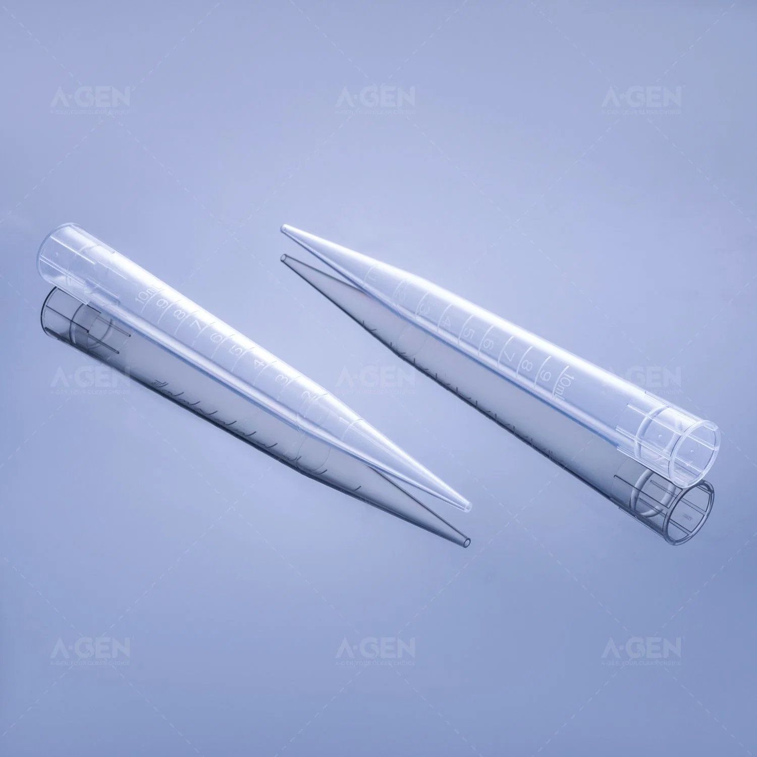 Plastic 10ml Rack Pipette Tip with Wide Mouth for Thermo Pipettors Lab Supplies Disposable Pipette Short Tips