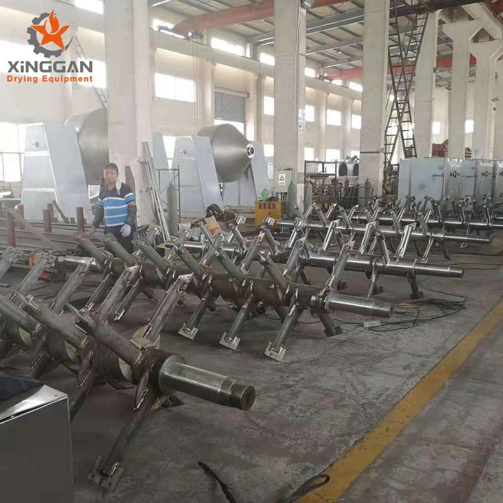 Horizontal Vacuum Agitated Paddle Dryer / Low-Temperature Rotary Vacuum Rake Drying Dryer Machine for Sodium Propylene Sulfonate/Cement/Clay Ash/Resin/PE Powder