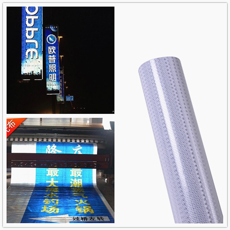 Eco-Solvent Printable Glossy Self Adhesive Reflective Vinyl Banner for Advertisement