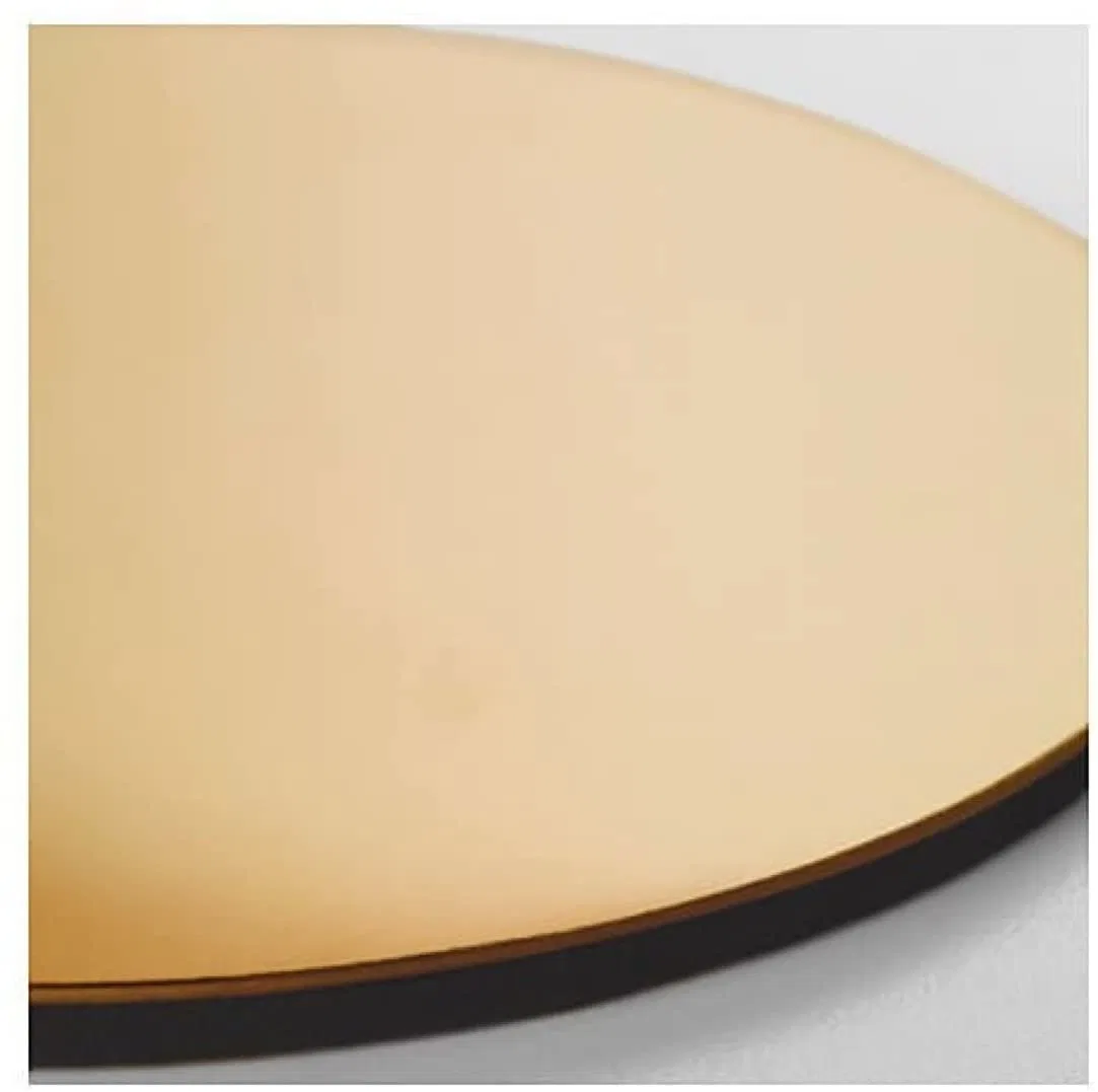 Copo Metálico de Aço Inoxidável Mat Coasters com cor de bronze titular 6 Pack