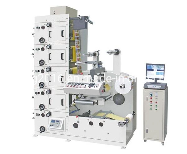 Rtry-420e Label UV Flexographic Printing Machinery with Die Cutting Machine