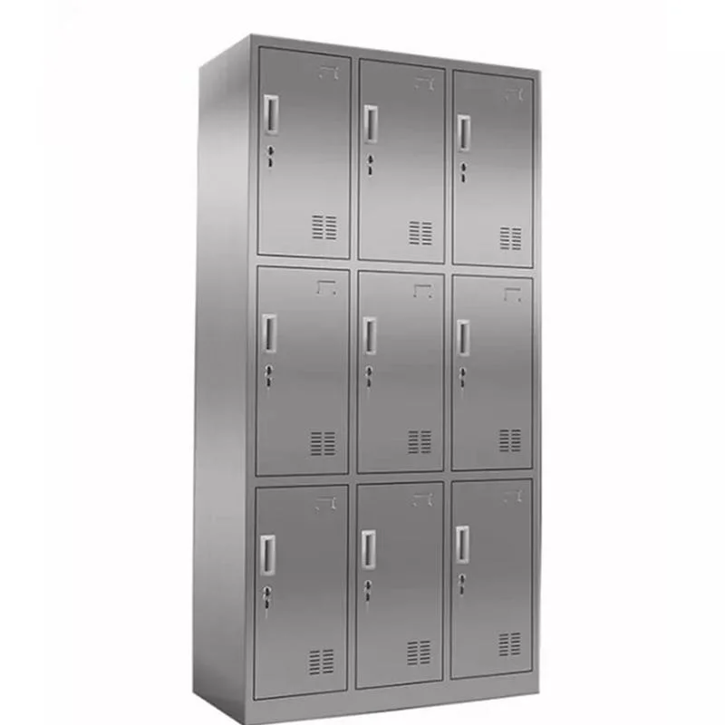 Metall Kleiderschrank Stahl Locker 9 Tür Gym Verwenden Kd Struktur Günstige Preis Custom Size Color Lock