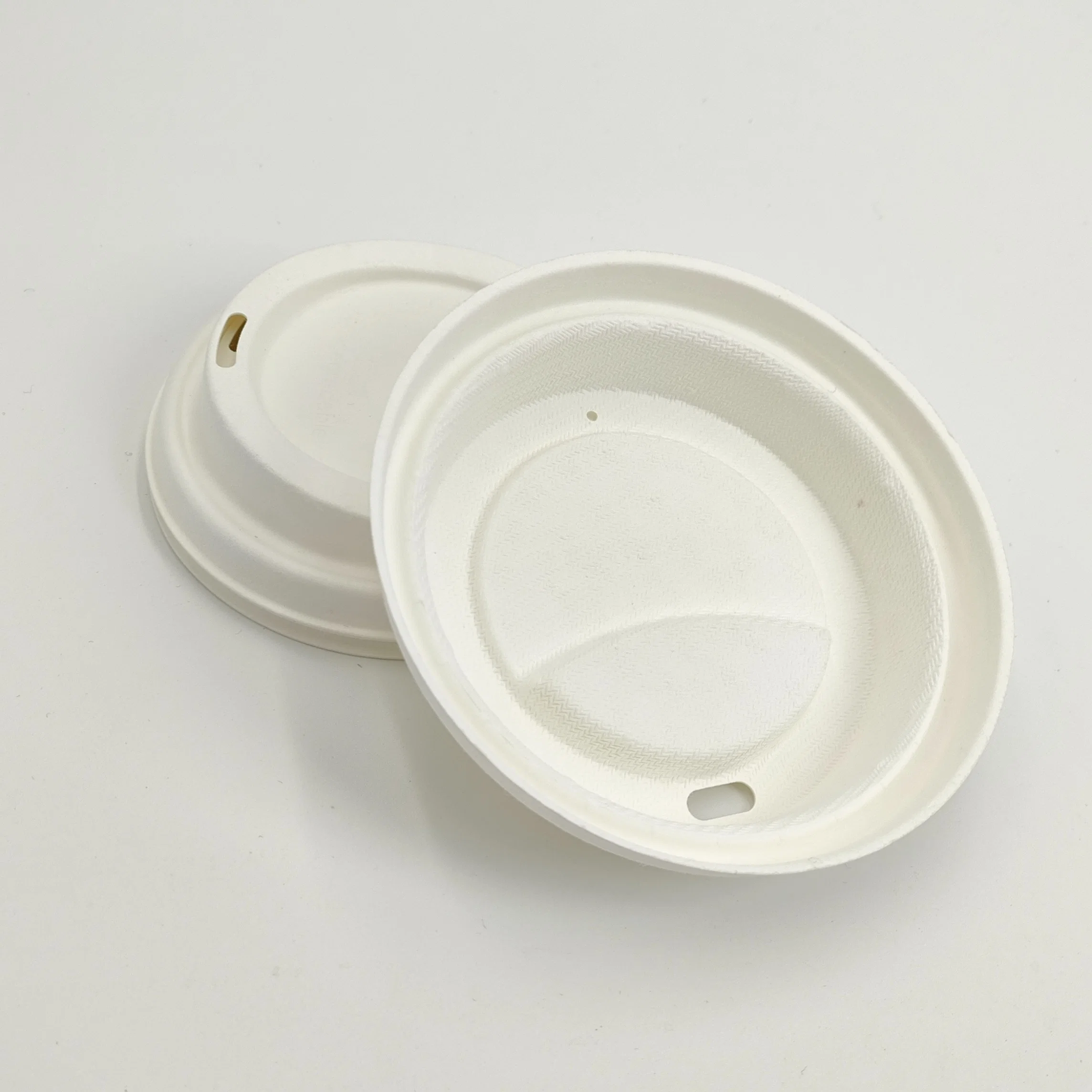 Eco-Friendly Degradable Bagasse Wholesale/Supplier Disposable Cup Lid