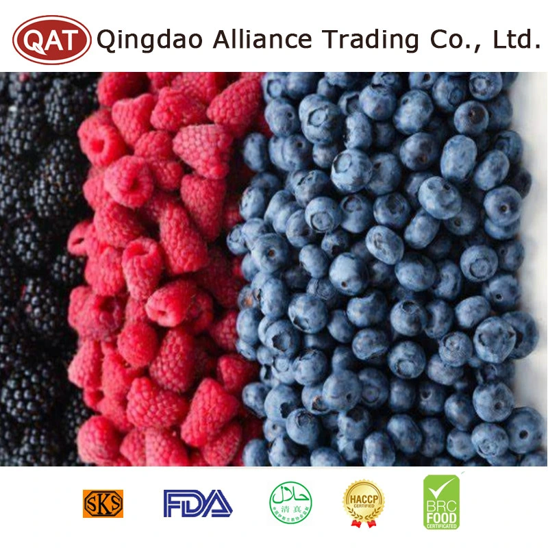 New Crop Kosher IQF Deep Frozen Fruits Mixed Berries in Packaging Bag Price