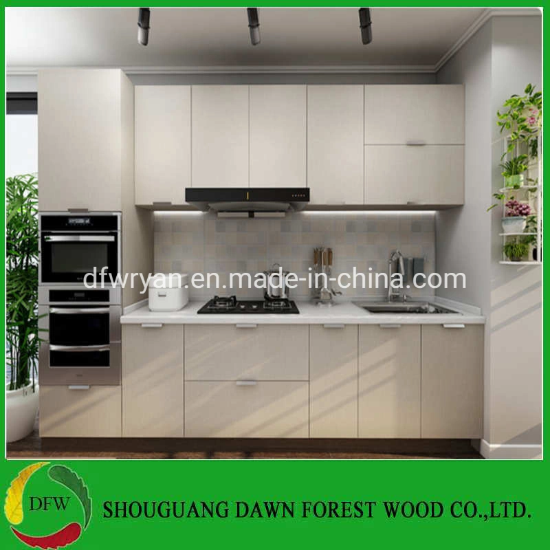 2020 New Istand Design White PVC Kitchen Cabinet for Kitchen Furniture