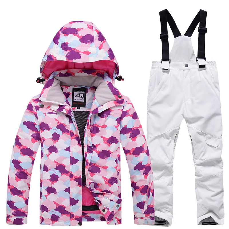 Winter Children's Warm and Waterproof Ski Suit Set