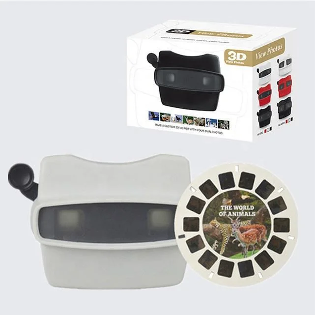 Custom Mini View Finder 3D View Masters Camera Digital 3D Stereo Viewmaster 3D Reel Viewfinder Focusing View