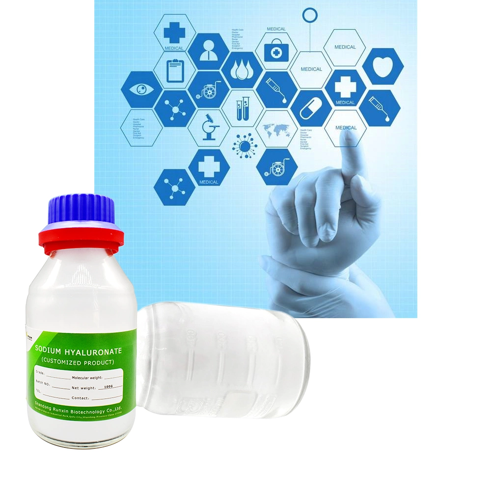 Hyaluronic Acid Pharmaceutical Grade CAS 9067 32 7 Injection Grade Sodium Hyaluronate