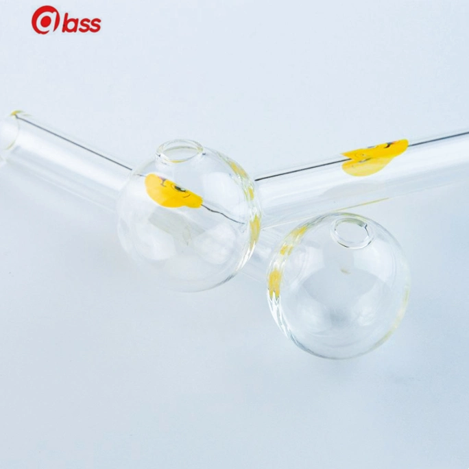 Hot Sale Smile Logo Glass Oil Burner Pipes Pyrex Oil Burner Glass Spoon Pipes Hand Pipe Tobacco Pipes for Smoking Accessories Sweet Puff