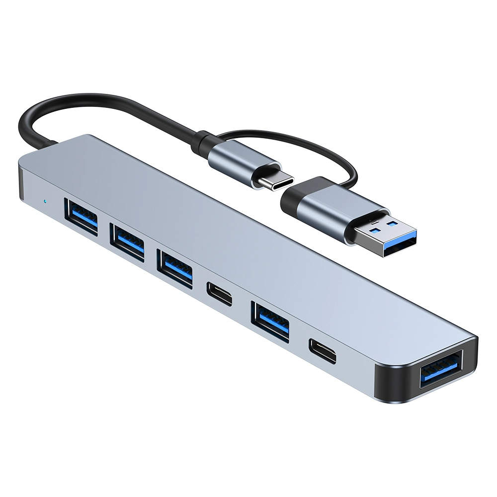 7 in 1 USB3.0 USB C Muliport Hub