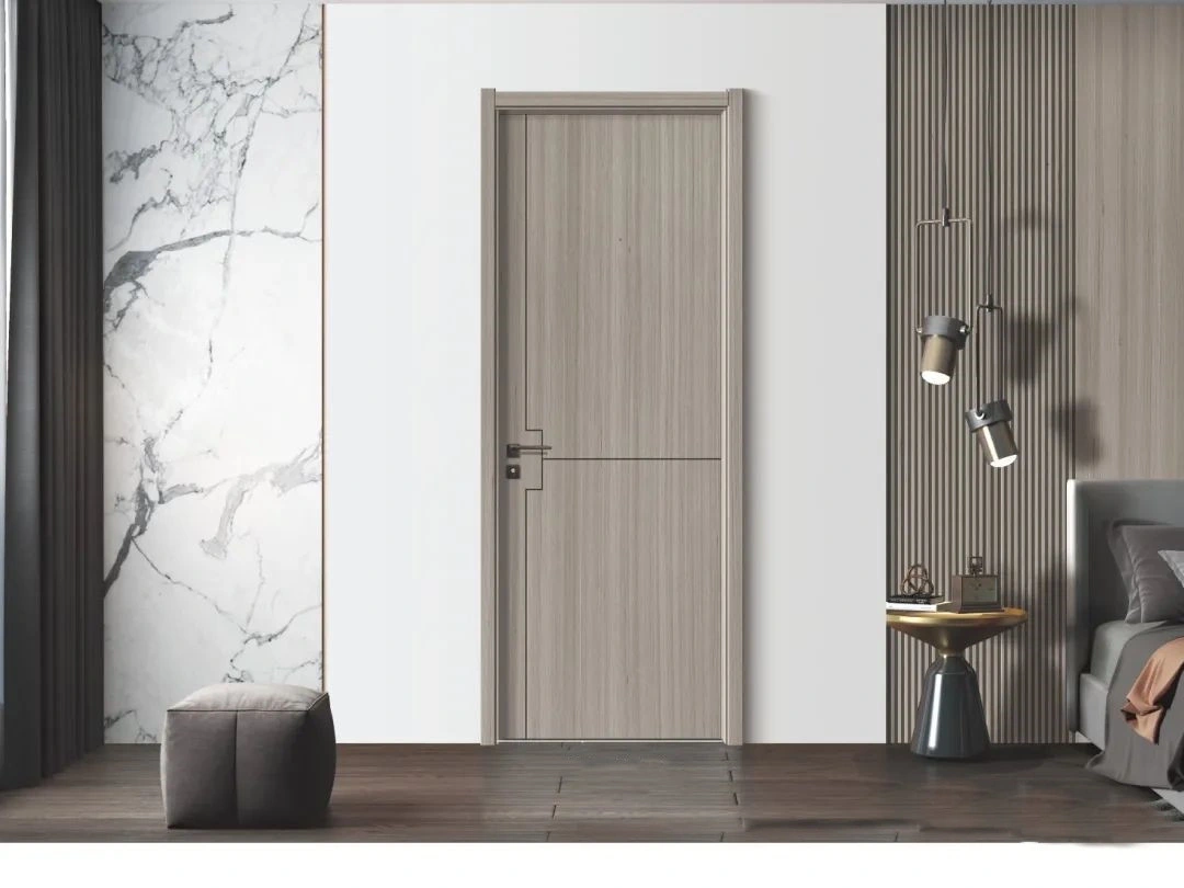 Eco-Friendly Interior Wood Plastic WPC/PVC Wooden Door