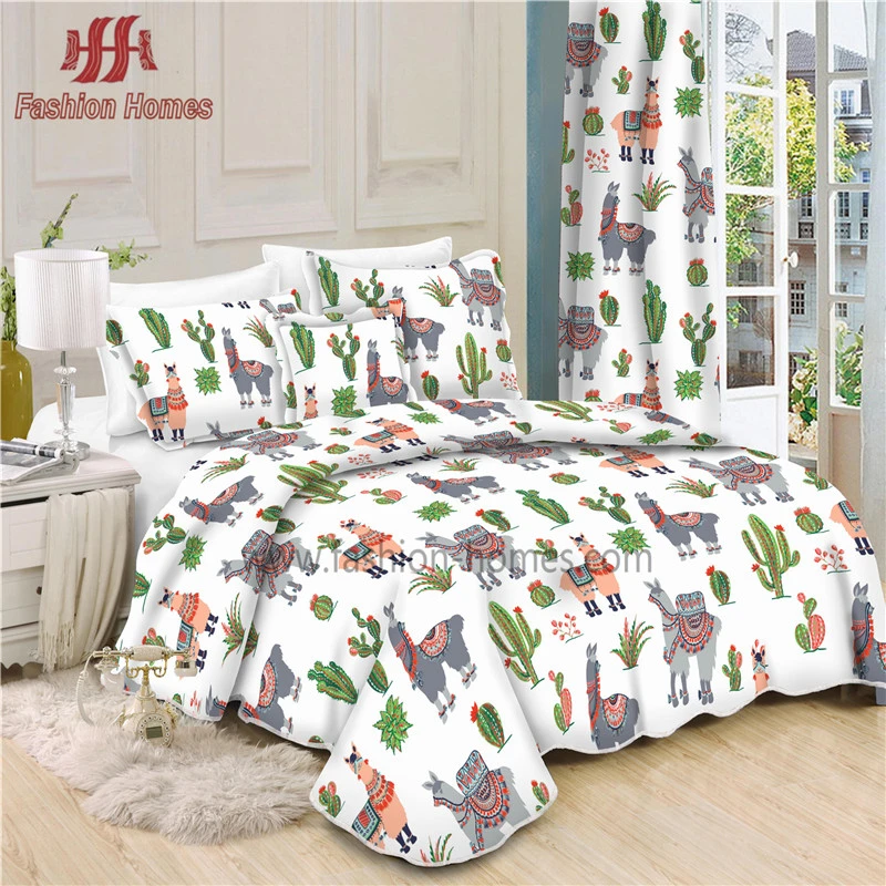 Microfiber Fashion Boy Printed Bedroom Curtain