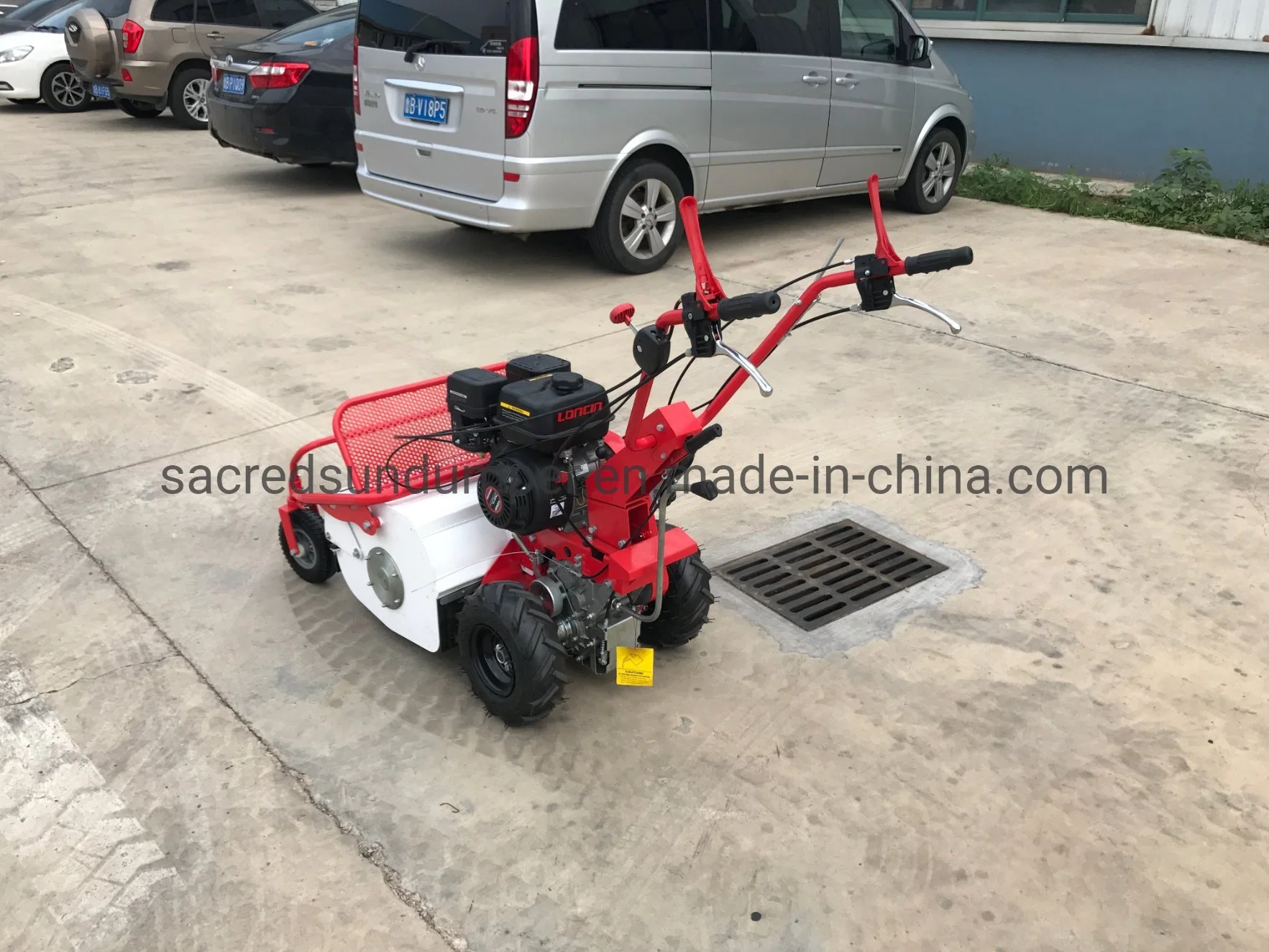 Gas Powered Push Lawn Mower Grass Trimmer Gasoline Rotary Mower