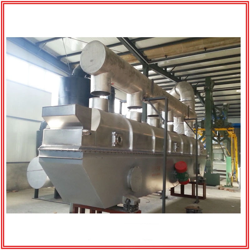 Horizontal Vibrating Fluid Bed Drying Machine for Dihydroxy Benzene, Salt, Granulate Sugar, Brown Sugar