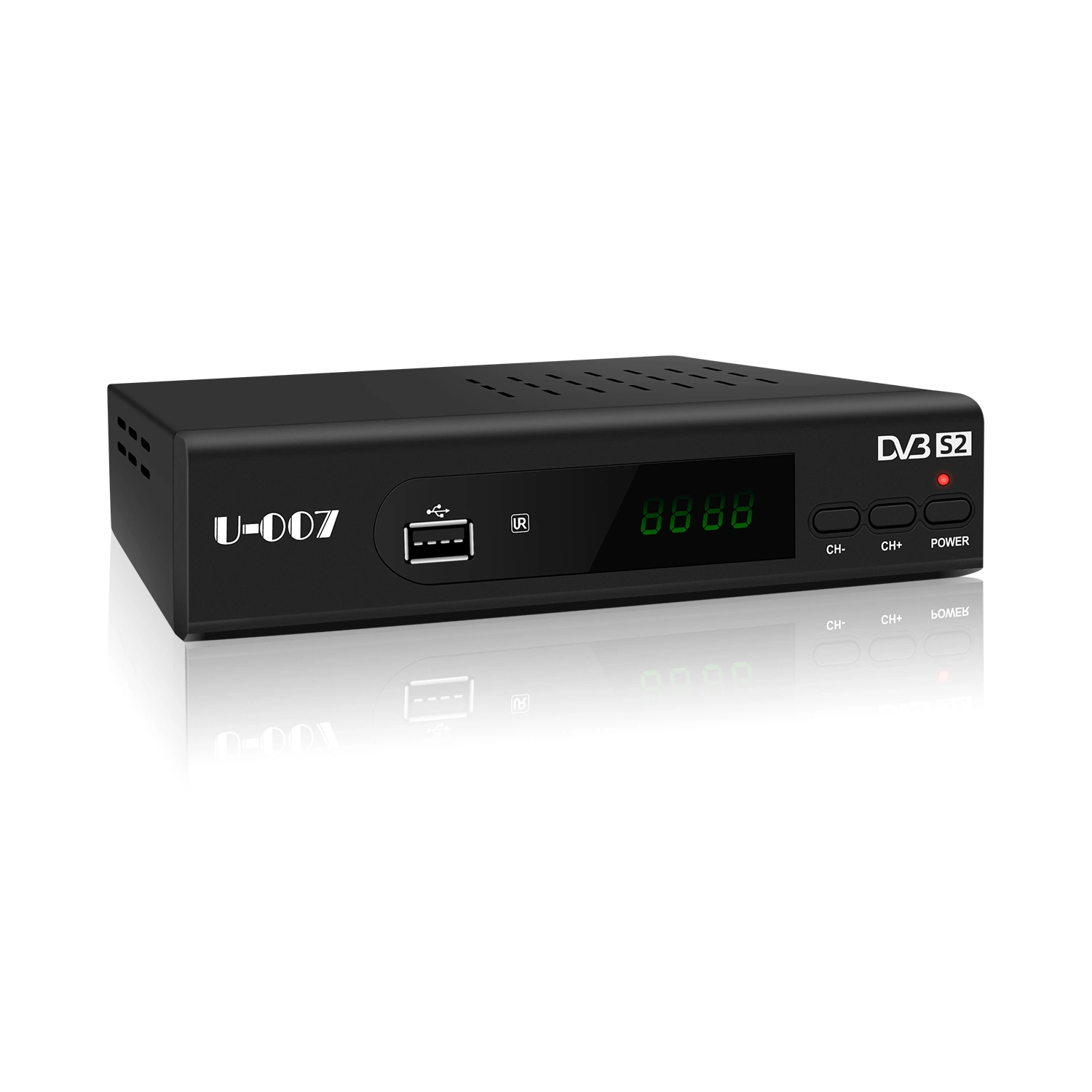 Junuo DVB S2 descodificador de satélite livre receptor de satélite DVB-S2 Sintonizador de TV