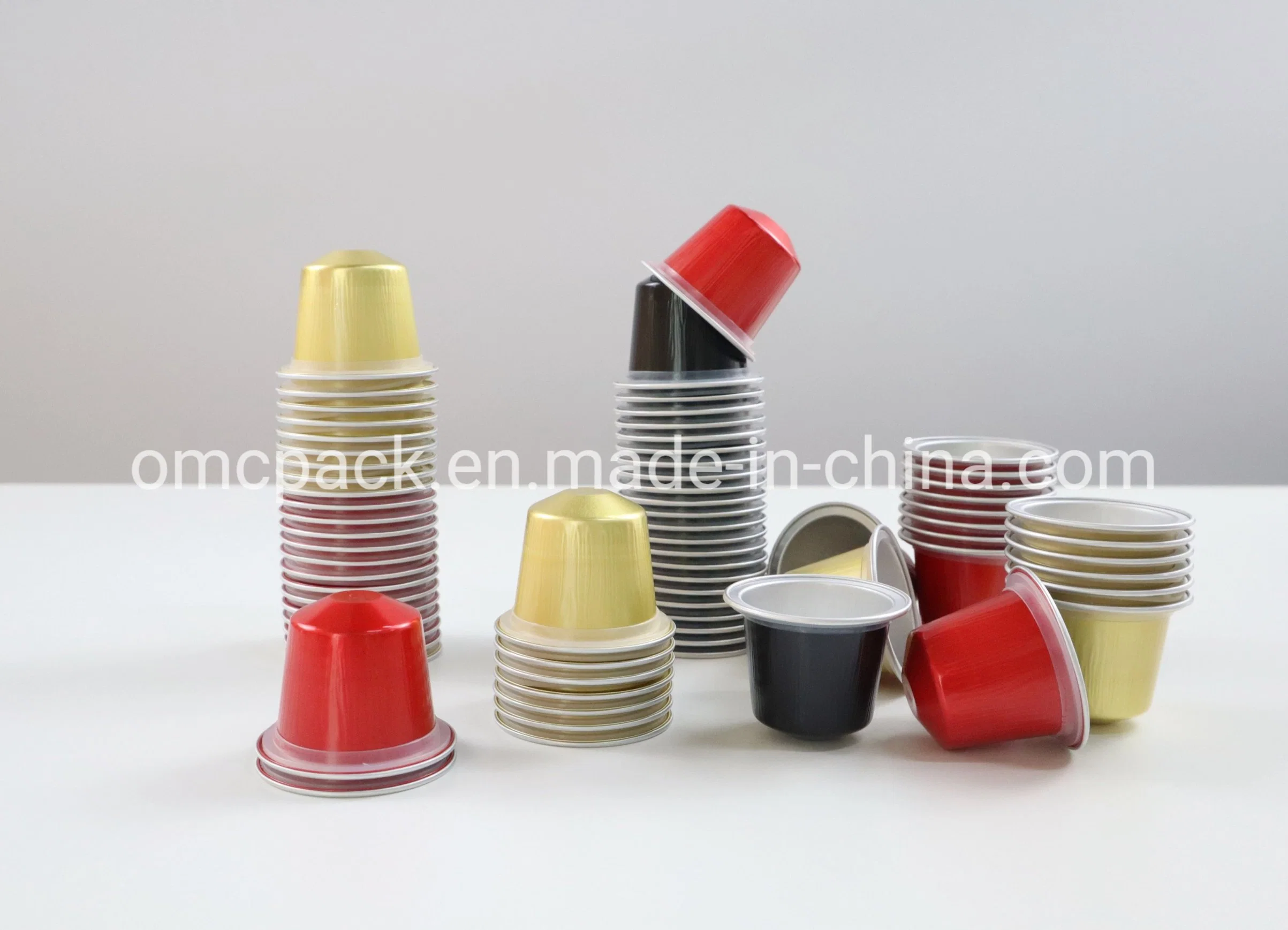 Disposable Aluminum Coffee Capsules De Cafe Packaging Pod Empty Coffee Nespresso Capsule