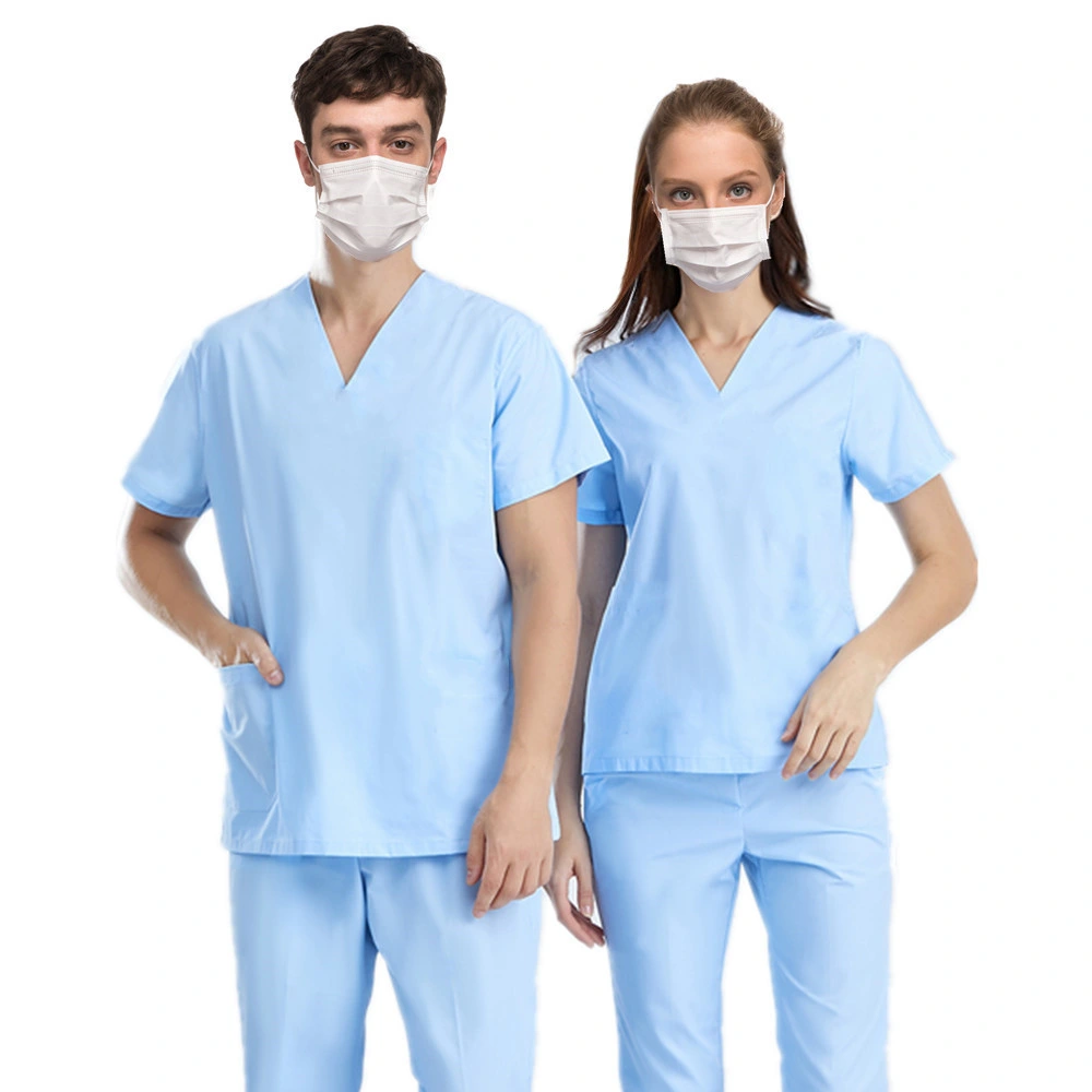 Operating Room Short Sleeve Hand Brush Doctor Nurse Short Sleeve Oral and Dental Work Clothes Scrub Suit