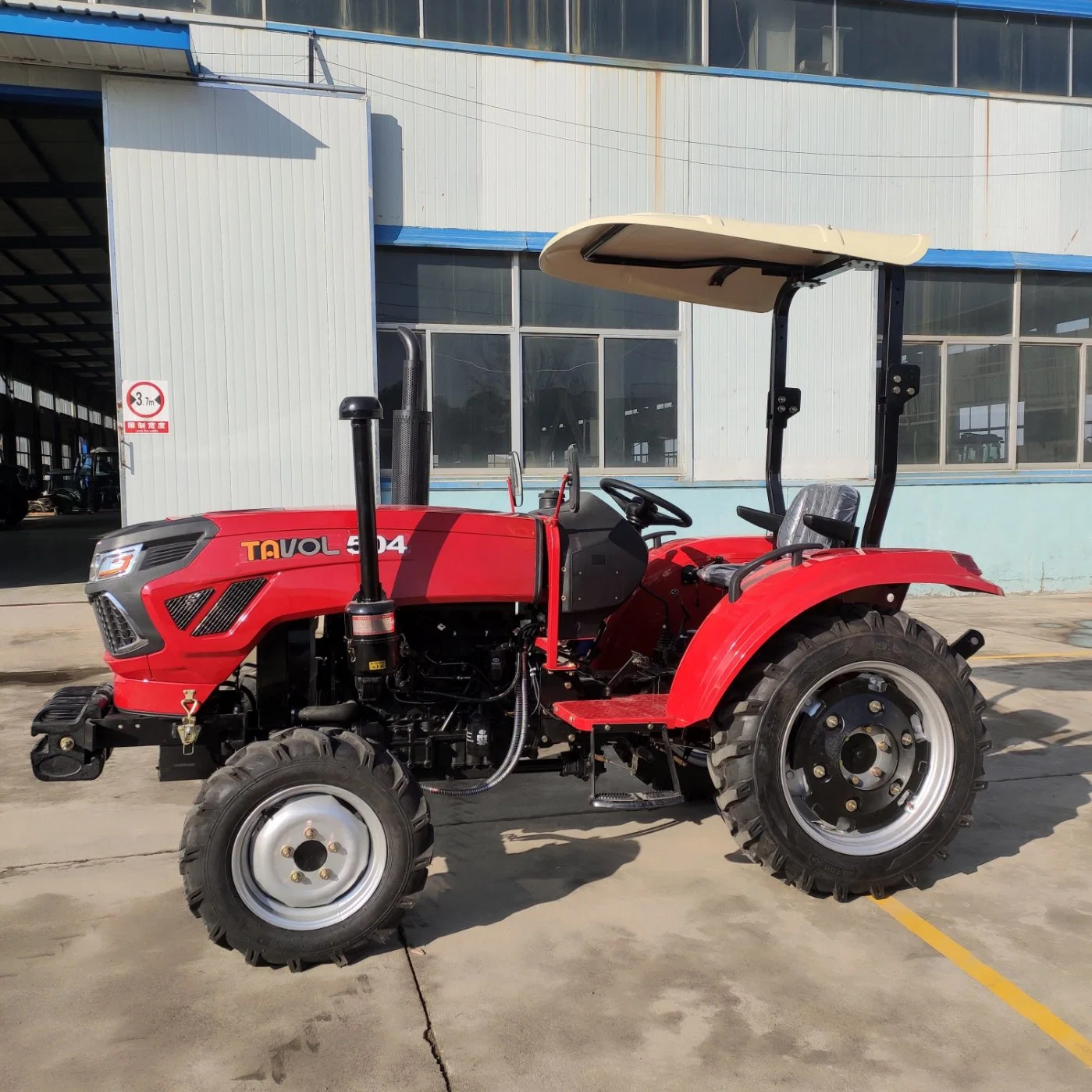 MOTEUR AGRICULTURA YTO 50 CH, entraînement par roue, cabine, Diesel, taille moyenne Tracteur agricole 4X4 50HP