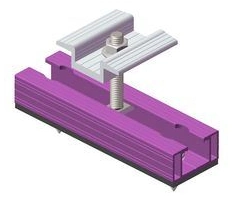 Estructura de aluminio de energía en la red Inicio Power sistema Solar montaje Mini raíl de aluminio