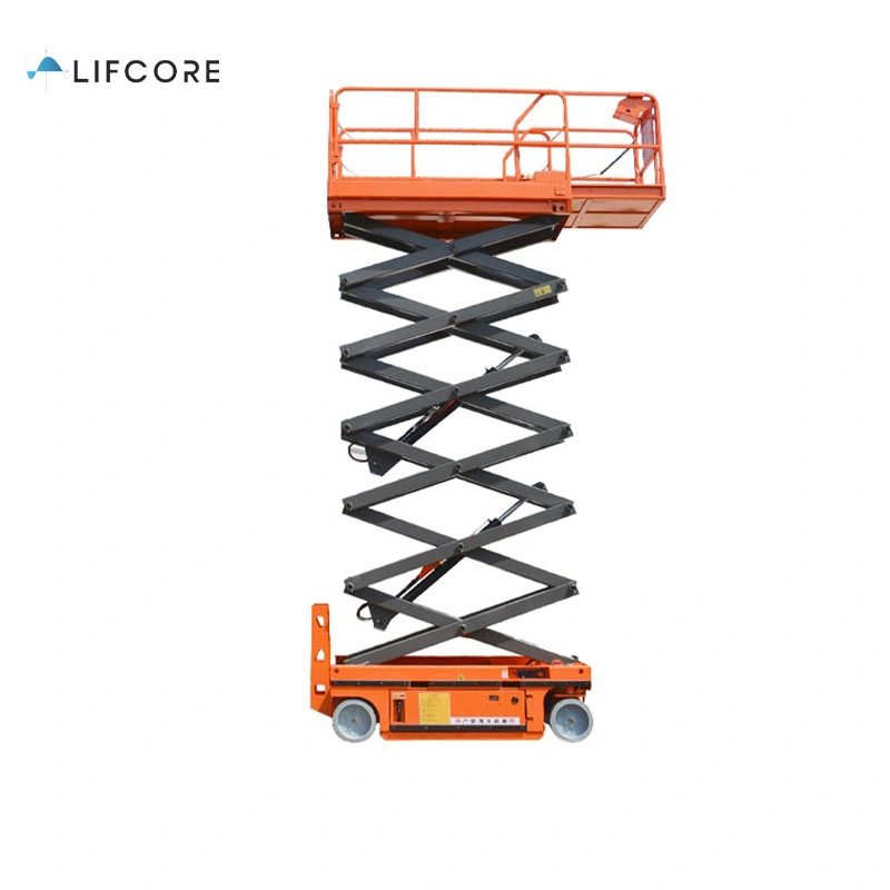 CE Factory Electric Self Propelled Aerial Work Platform Scissor Lift for Rent