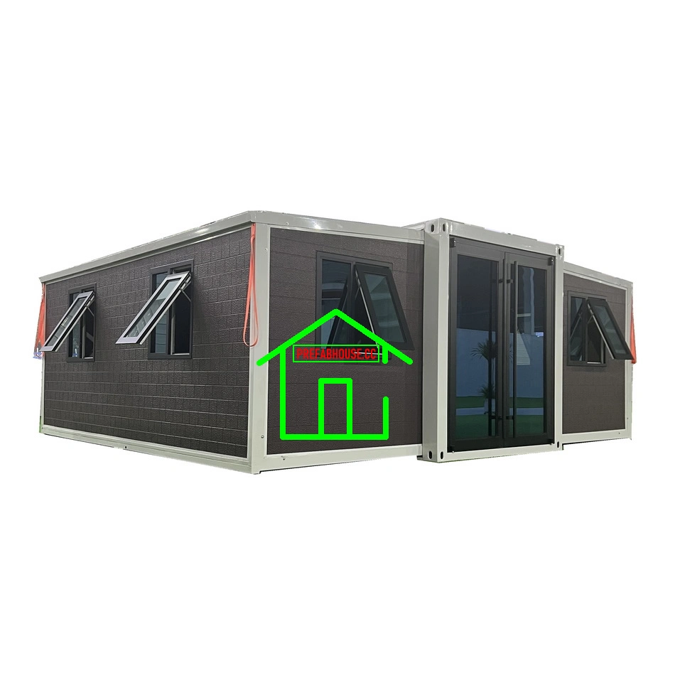 Two-Bedroom / Three-Bedroom Folding Container House, Expandable Two-Bedroom House