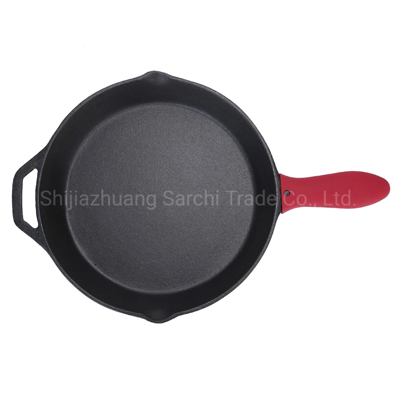 Pre-Seasoned Oven Safe Cookware Stovetop Barbecue Campfire Cooking Cast Iron Skillet Frying Pans