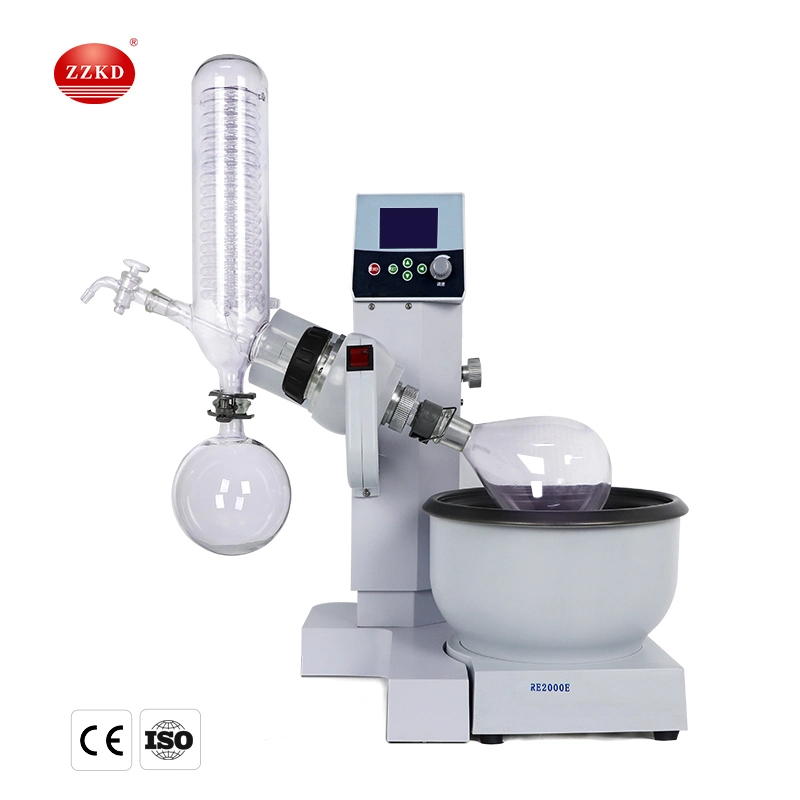 La destilación de alcohol Rotovap química 2L Evaporador rotativo con calefacción y refrigeración de productos farmacéuticos