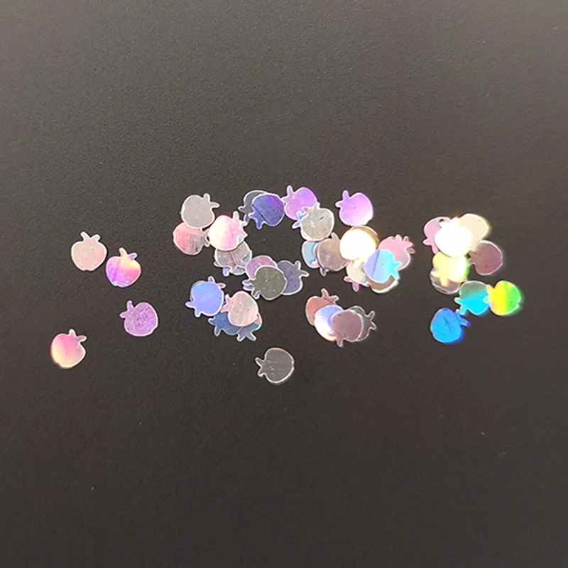 El mejor precio arco iris de cambio de color de uñas transparente Irregular Glitter copos Chameleon