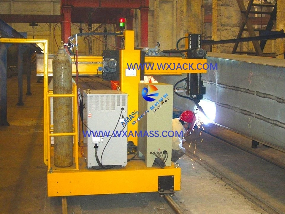 Automatic Large Size Girder Longitudinal Welding Machine for Bridge Hoist Machinery Long BOX Beam