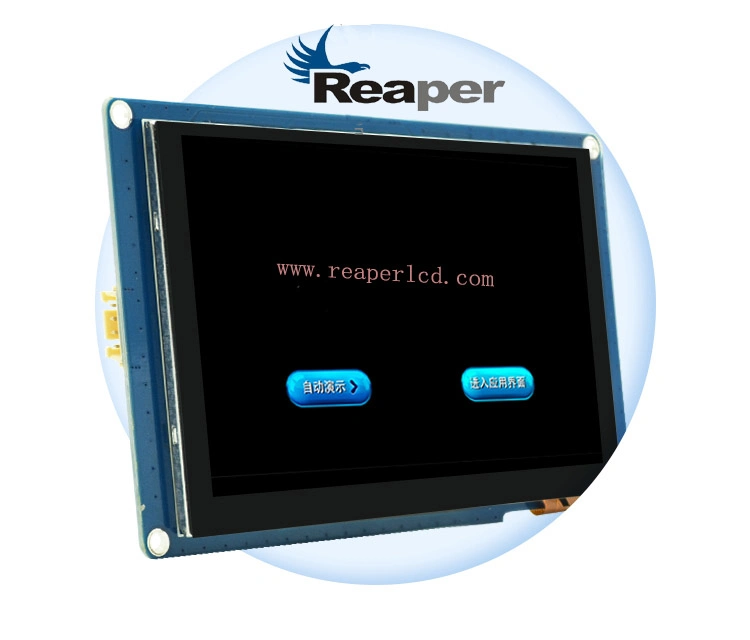 Usart HMI Programmable LCD Module Touch Display Screen 4.3 7 10 Inch, Rtp CTP, Pcap, Serial COM RS232 485