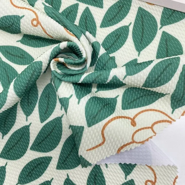 Customized Woven Digital Printing Polyester/Nylon Spandex Pure Silk Crepe Chiffon Printed Textile for Lining Swimwear Dress Garment