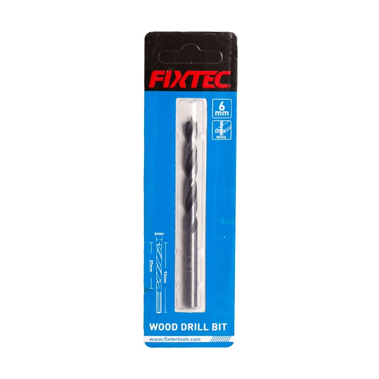 Fixtec 3-13mm HSS Long Carbide Wood Drill Bits for Wood Drilling