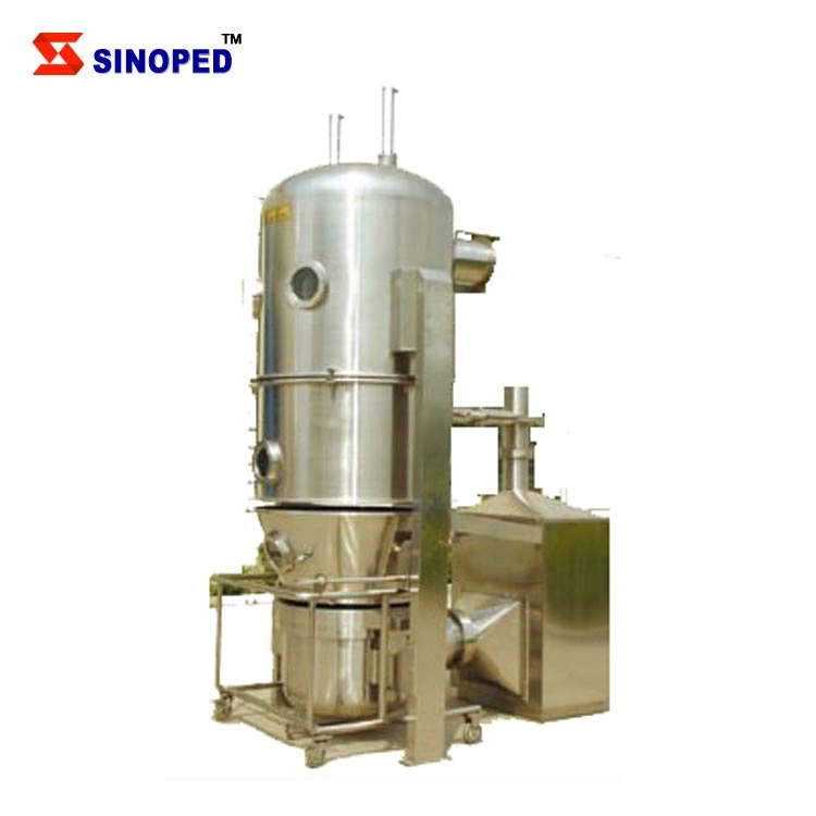 High Production Capacity Multifunctional Fluid Bed Drying Equipment Powder Coating Steam Boiler Fluidized Granulator Machine