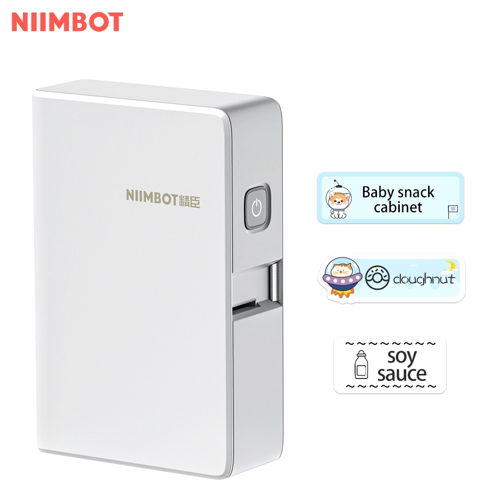 Niimbot Concise Style Label Printer Machine Thermal Transfer Label Printer with Cutter