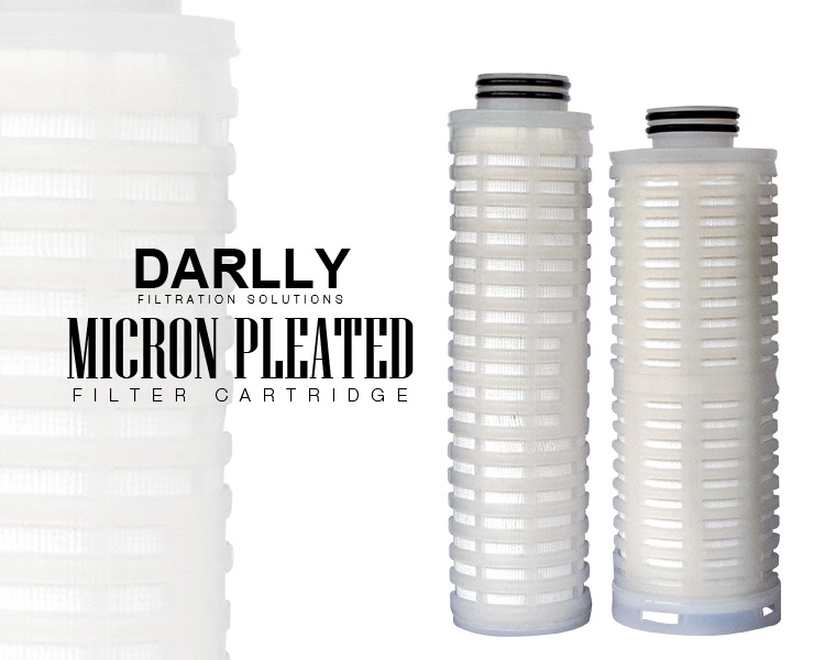 Darlly Hydrophobic PTFE Membrane All Fluoropolymer Filter Cartridge for Electron Industry