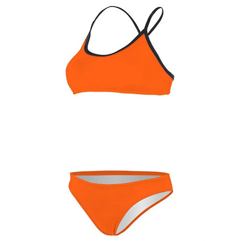 Sommer Beach Competition Tankini 2-teilige Bikini Badebekleidung Bademode für Schwimmen Für Frauen