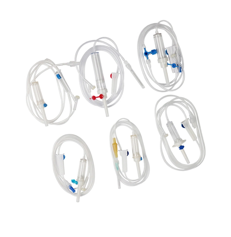 Sistema de infusión Luer Lock IV para niños/adultos sistemas de transfusión infusión desechable Establezca el juego de perfusión pediátrica