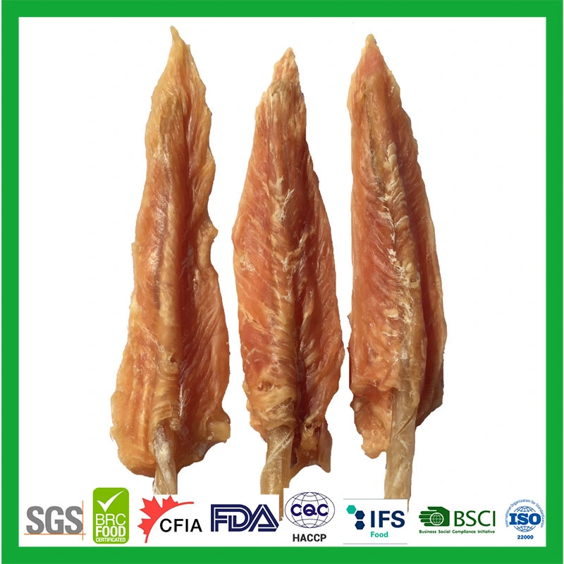 Healthy Different Size Soft Chicken Jerky& Bleached Rawhide Factory Manufacture Meaty Snacks