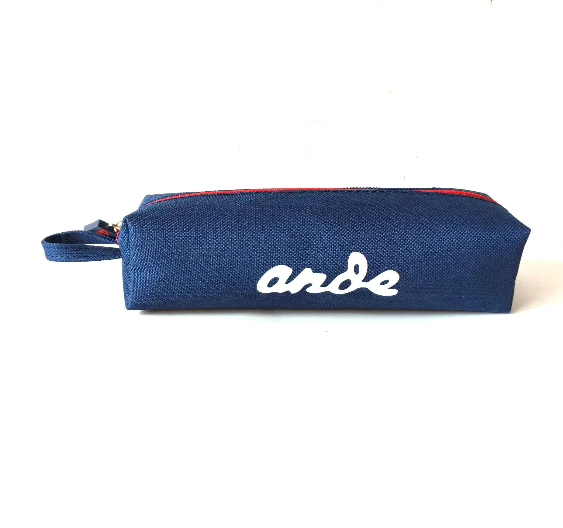 900d Oxford Thicken Barrel Pen Pouch Custom Logo Blue Pencil Bag