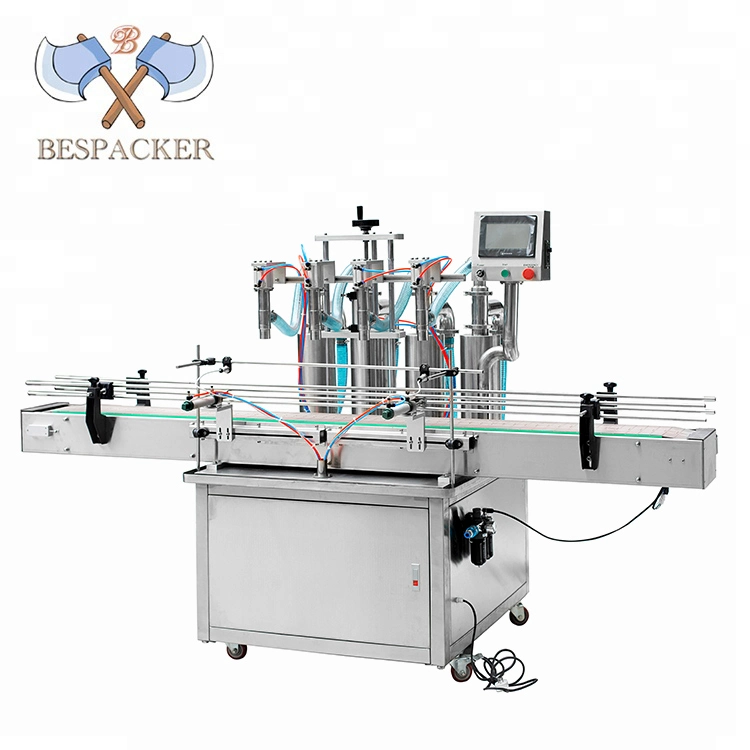 La ligne de production de jus de Bespacler machine de remplissage machine d'emballage des produits laitiers