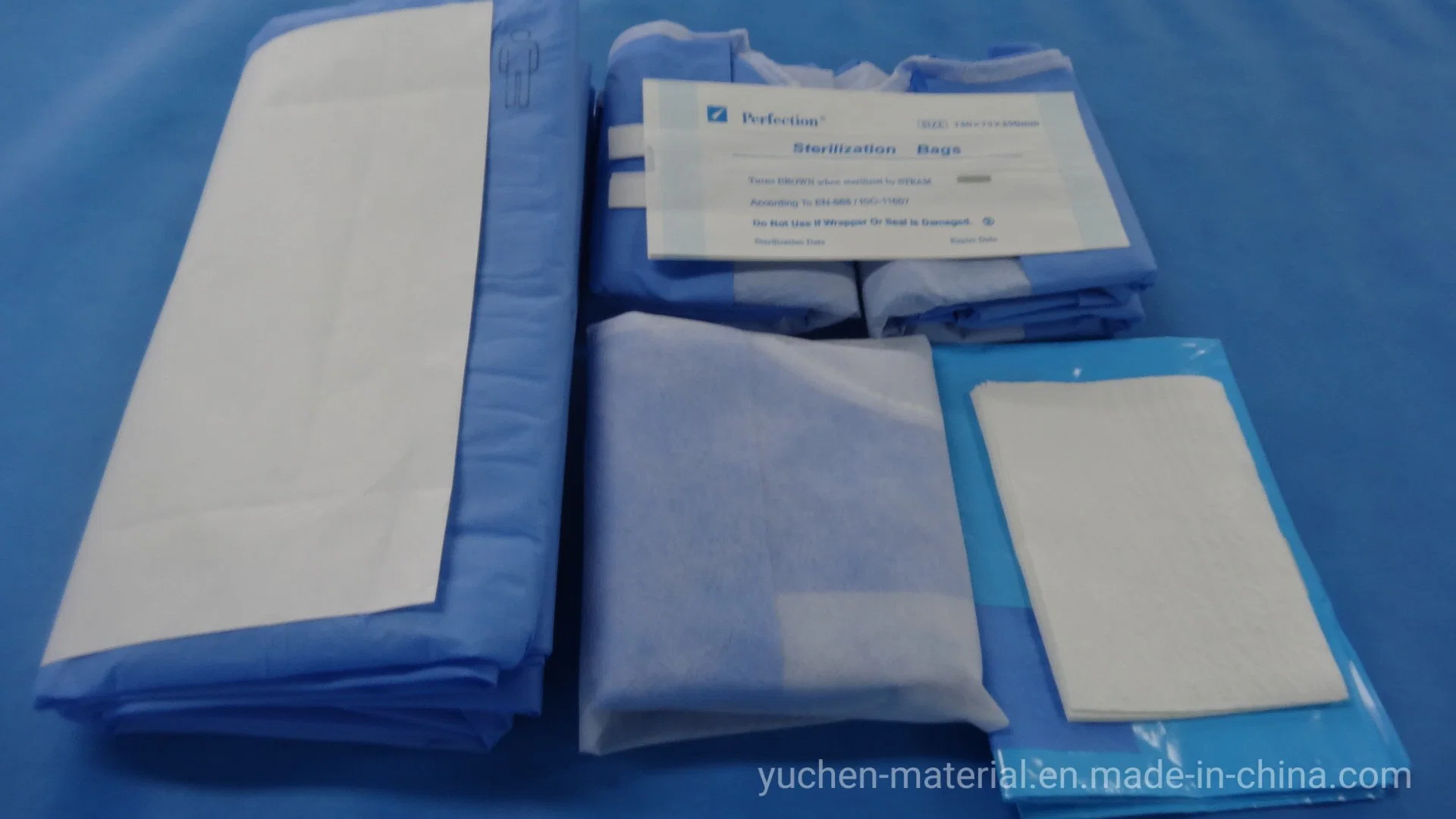 Disposable Sterile Surgical Universal Kits Drapes Pack for Hospital