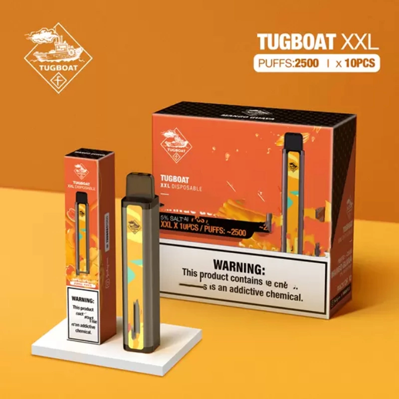 Tugboat XXL Elf 2500 Puff Bar Disposable/Chargeable Wholesale/Supplier I Vape