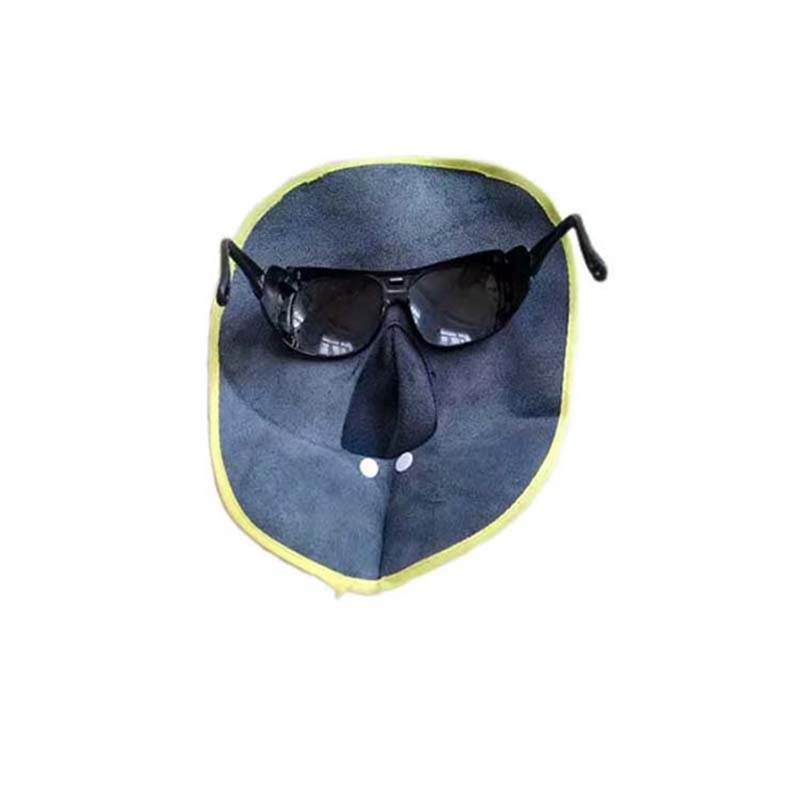 Protetor de rosto capacete Máscara de protecção de soldadura de soldadura de couro