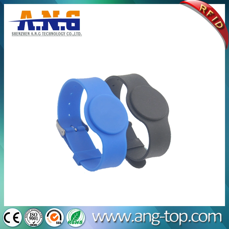 Watch Style Rubber 125kHz RFID Wristband for Swimming Pool