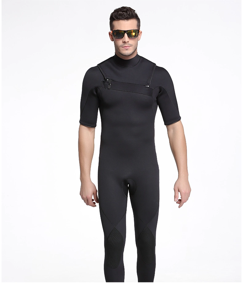 Short Sleeve with Front Zipper Wetsuit &3mm Neoprene Diving Suit&Super Stretch 3mm Sportswear