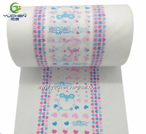 Hygiene Raw Material PE Film Backsheet for Diapers Sanitary Napkins Underpads