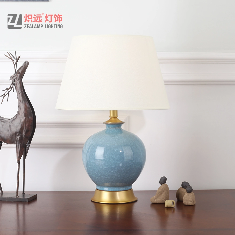 Hotel Table Lighting Fixture Printing Color Decorative Desk Lamp