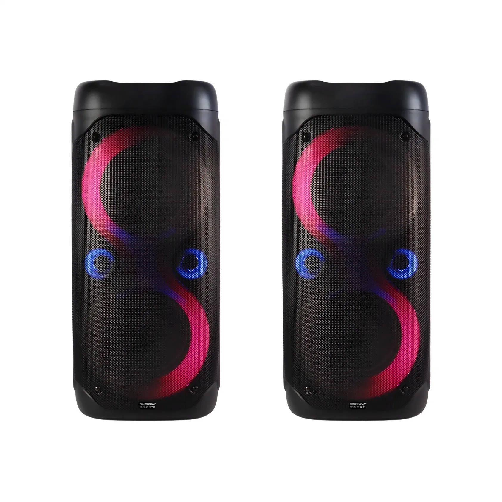 Temeisheng/Langting Dual 8inch Passive Active 2.0 Pair Speaker